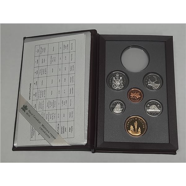 1995 Special Edition Double Dollar Proof Set. Missing the Silver Dollar. The special Looneie depicts