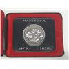 Image 1 : 1970 Manitoba Centennial Specimen Nickel Dollar. Housed in its original RCM case.