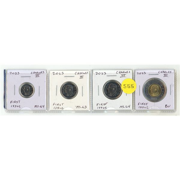 2023 Canadian Proof Like First Issue Coin Set.