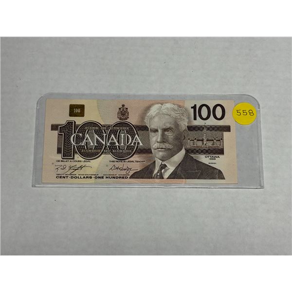 1988 Canada Hundred Dollars - (Uncirculated).