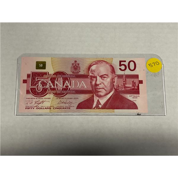 1988 Canada Fifty Dollars - (Uncirculated).