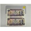 Image 1 : (2) 1971 Canada Ten Dollars  -  (Unciculated).