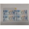Image 2 : (4) 2002 Canada Five Dollars - (Uncirculated). (With Holographic Security Stripe)