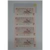 Image 2 : (4) 1986 Canada Two Dollars - (Uncirculated) (Two Notes In Sequence)