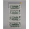 Image 2 : (4) 1973 Canada One Dollars - (In Sequence & Uncirculated).