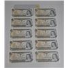 Image 1 : (10) 1973 Canada One Dollars - (Uncirculated).