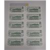 Image 2 : (10) 1973 Canada One Dollars - (Uncirculated).