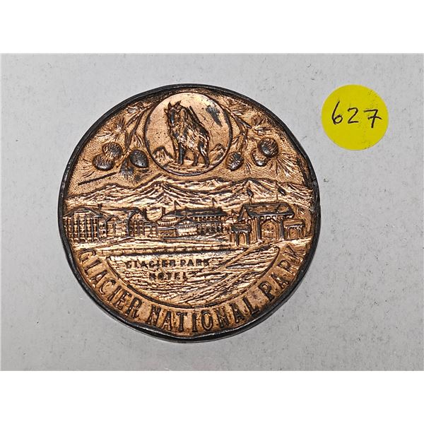 Glacier National Park Souvenir Medal