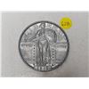 Image 1 : Oversized 1916 Standing Liberty Quarter Dollar Novelty Replica