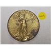 Image 1 : 1907 MCMVII Saint-Gaudens $20 Double Eagle Gold Coin Replica