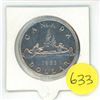 Image 1 : 1953 Canada Voyageur 80% Silver Dollar Coin