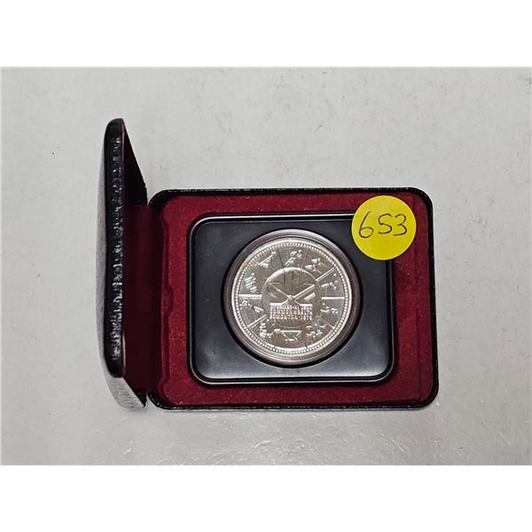 1978 Canada Commonwealth Games Edmonton 50% Silver Dollar Coin