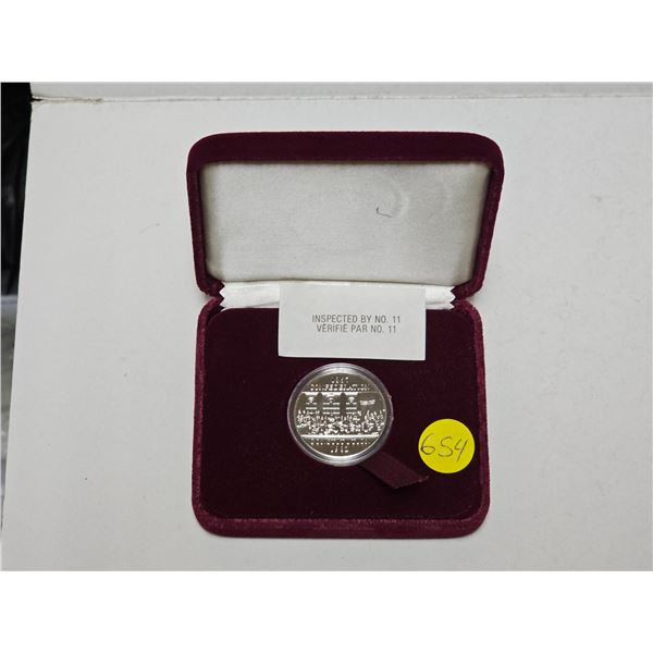 1982 Canada Constitution Patriation Commemorative 50% Silver Dollar