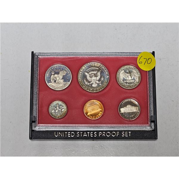 1980 United States Mint Proof Set 6-Coin Collection