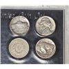 Image 3 : 20th Century US Nickel Collection 4-Coin Set in Hard Case