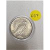 Image 1 : 1925 US Silver Peace Dollar Coin - 90% silver
