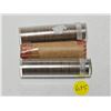 Image 1 : (2) Rolls Canada Pennies, (1) Roll of US Pennies