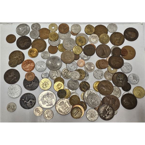 Lot of Assorted Foreign Currency Coin