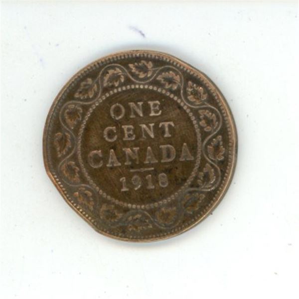 1918 Canada Large Cent