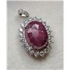 Image 2 : 3.7 ct Certified Silver Ruby gemstone Pendant ($5,684 Appraisal)