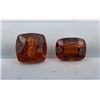 Image 2 : 5.88 ct Certified Spessartite Garnet gemstone Pair ($5,500 Appraisal)