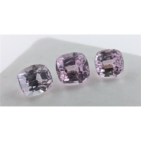 17.15 ct Certified Pink Kunzite gemstone parcel ($8,450 Appraisal)