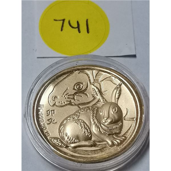 Year of the Rabbit  999.90 Gold Foil 0.1 grams
