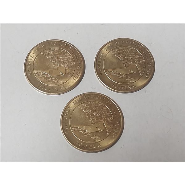 3 - 1967 Gardiner Dam Commemorative Coins