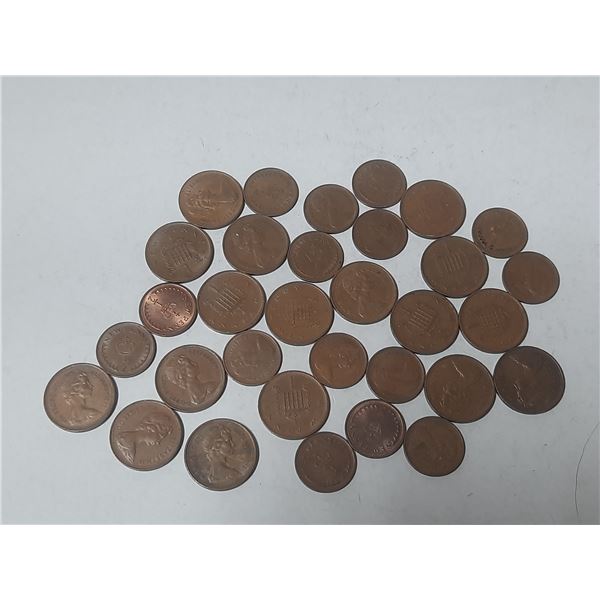 United Kingdom - 15 - New Half Penny & 17 - New Penny