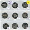 Image 1 : (9) Regina Trade $1.00 Dollars -mixed Dates.