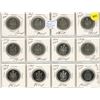 Image 1 : 1968-1972, 1974-1976, 1979, 1984, 1990, 2002 Canada 50 Cents Coins.