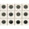 Image 2 : 1968-1972, 1974-1976, 1979, 1984, 1990, 2002 Canada 50 Cents Coins.