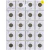 Image 1 : Sheet of U.S.A Five Cents. (Total 20 Coins)