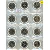 Image 1 : Sheet of U.S.A. Casino Dollar Tokens. (Total 12 Tokens)