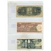Image 2 : Three historic Mexican banknotes: a 5 Pesos note from 1963, a 1000 Pesos note, and a 2000 Pesos note