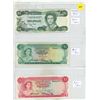 Image 1 : Bahamian banknotes feature Queen Elizabeth II, with the $1 notes issued by the Central Bank of the B