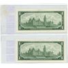 Image 2 : (2) 1967 Canada One Dollars - (In Sequence & Uncirculated)