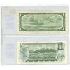 Image 2 : 1954 Canada One Dollar (Uncirculated/Like New) and 1973 Canada One Dollar - (Uncirculated).