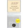 Image 1 : 1908 Canadian Silver 5 Cents. ICCS graded AU-50 Small 8, Cleaned. The first silver 5 Cents minted in