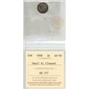 Image 2 : 1908 Canadian Silver 5 Cents. ICCS graded AU-50 Small 8, Cleaned. The first silver 5 Cents minted in