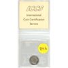 Image 1 : 1871 Canadian Victorian Silver 10 Cents. ICCS graded VF-30, Harshly Cleaned. Scarce.