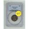 Image 1 : 1930 Canadian Silver 25 Cents. PCGS graded AU50.