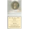 Image 2 : 1974 Canadian Silver Dollar. 100th Anniversary of Winnipeg. ICCS graded Specimen-66.