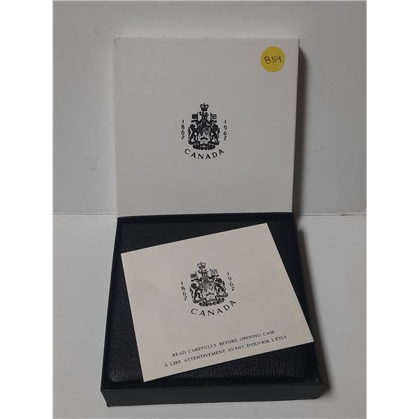 1867 – 1967 Royal Canadian Mint Specimen box and case for housing the $20 gold Specimen set
