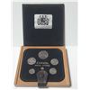 Image 1 : 1981 Official Canadian Year Set. Housed in a special wooden box.