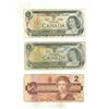 Image 1 : (2) 1973  Bank of Canada One Dollar and (1) 1986 Two Dollars.