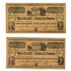 Image 1 : (2) Novelty - The  Bank United States - One Million Dollars In Gold.
