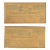 Image 2 : (2) Novelty - The  Bank United States - One Million Dollars In Gold.