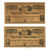 Image 1 : (2) Novelty - The  Bank United States - One Million Dollars In Gold.