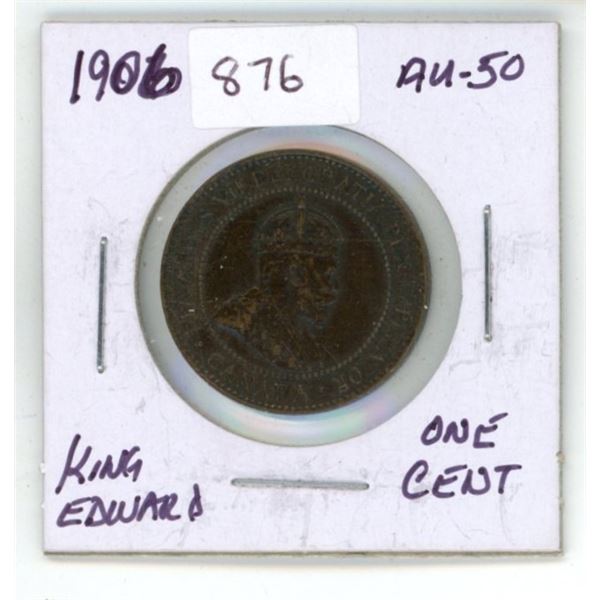 1906 Canada King Edward Large Cent